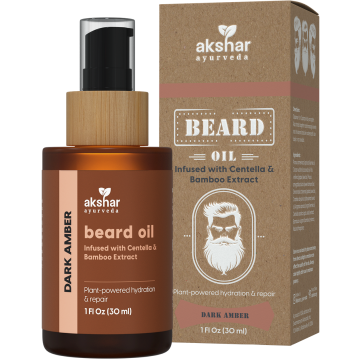 dark amber beard oil