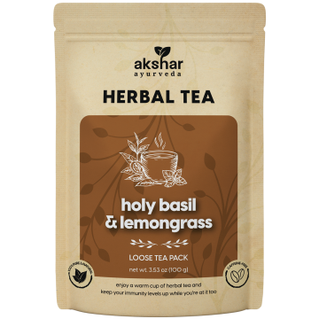 holy basil & lemongrass herbal tea 