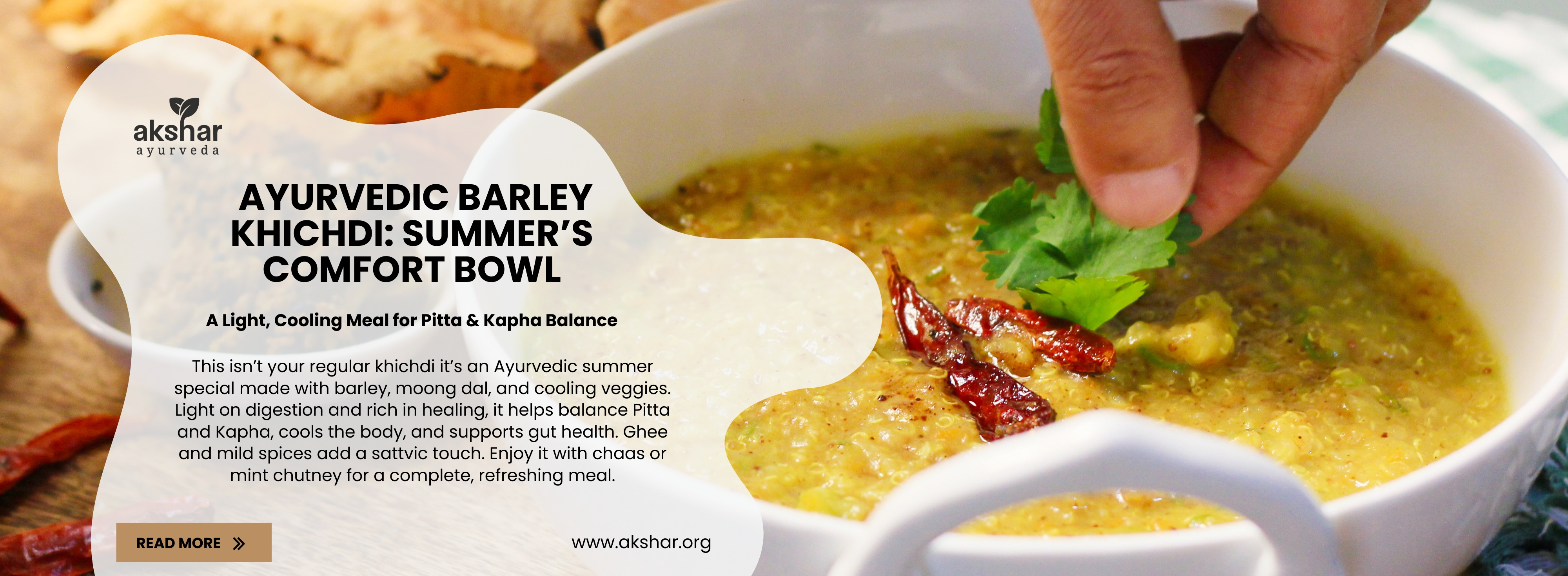 Ayurvedic Barley Khichdi